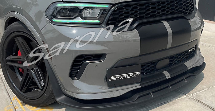 Custom Dodge Durango  SUV/SAV/Crossover Front Lip/Splitter (2021 - 2024) - $790.00 (Part #DG-067-FA)